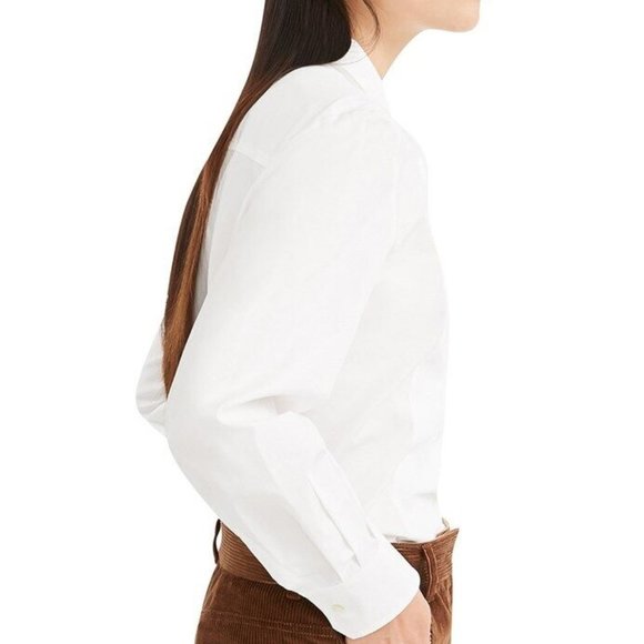 NWT Weekend Max Mara White Cotton Alsazia Shirt Size 8 MSRP$295 - Picture 6 of 7